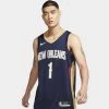 Nike NBA Zion Williamson New Orleans Pelicans Icon Edition Men's Jersey COLLEGE NAVY/CLUB GOLD/WILLIAMSON ZION