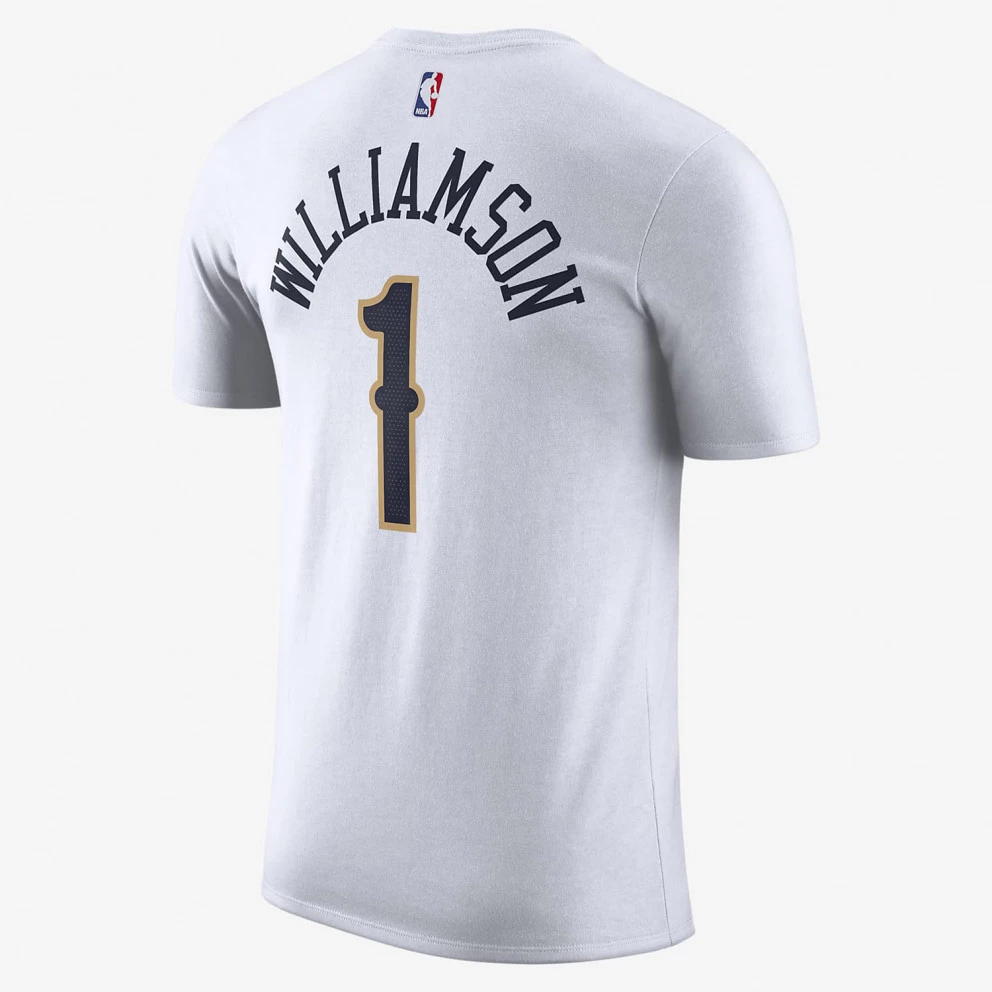 Nike NBA Zion Williamson New Orleans Pelicans Ανδρικό T-Shirt WHITE/WILLIAMSON ZION - Image 2