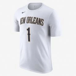 Nike NBA Zion Williamson New Orleans Pelicans Ανδρικό T-Shirt WHITE/WILLIAMSON ZION