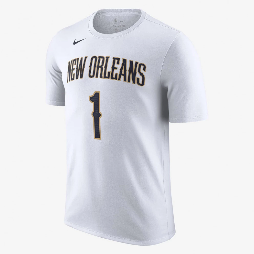 Nike NBA Zion Williamson New Orleans Pelicans Ανδρικό T-Shirt WHITE/WILLIAMSON ZION