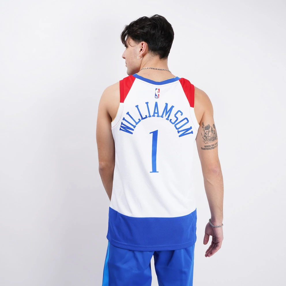 Nike NBA Zion Williamson New Orleans Pelicans City Edition Swingman Men's Jersey WHITE/WILLIAMSON ZION - Image 2
