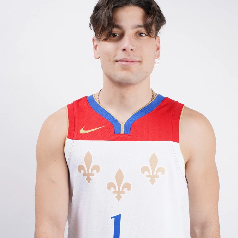Nike NBA Zion Williamson New Orleans Pelicans City Edition Swingman Men's Jersey WHITE/WILLIAMSON ZION - Image 3