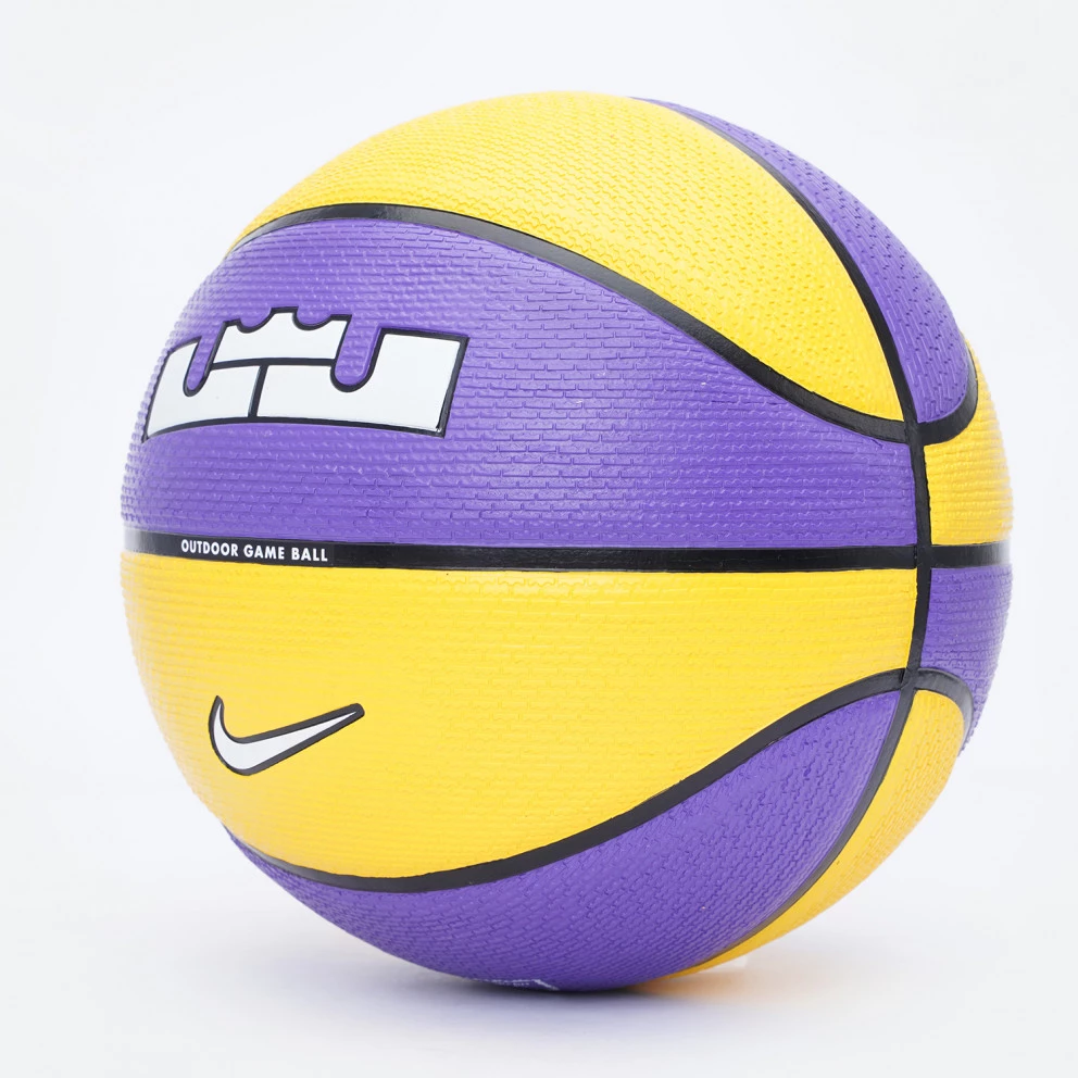 Nike Playground 8P 2.0 L James Deflated Μπάλα Μπάσκετ COURT PURPLE/AMARILLO/BLACK/WHITE - Image 3