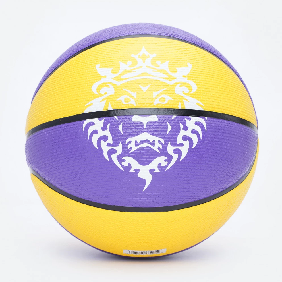 Nike Playground 8P 2.0 L James Deflated Μπάλα Μπάσκετ COURT PURPLE/AMARILLO/BLACK/WHITE