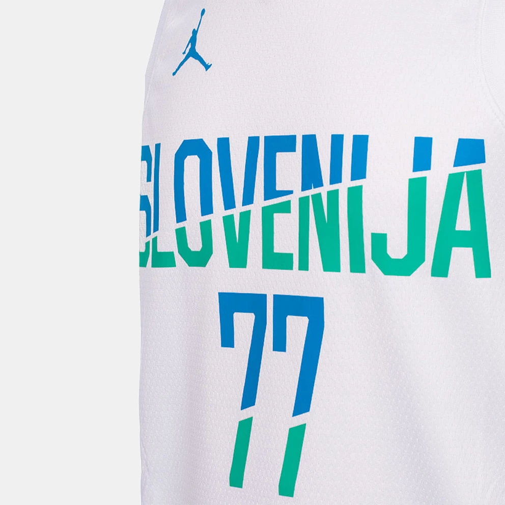 Nike Slovenia Limited Home Jersey Luka Doncic WHITE/KINETIC GREEN/NEPTUNE BLUE/(NEPTUNE BLUE) - Image 5