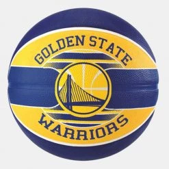 Spalding NBA Golden State Warriors Μπάλα Μπάσκετ ΜΠΛΕ - ΚΙΤΡΙΝΟ
