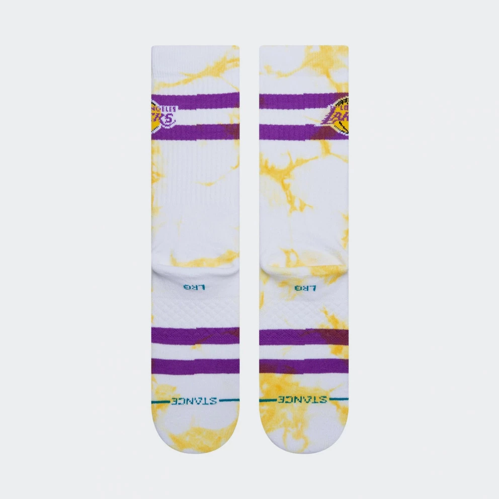 Stance Lakers Dyed Unisex Κάλτσες GOLD - Image 3