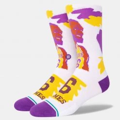 Stance Paint Lebron Unisex Κάλτσες WHITE