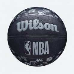 Wilson Nba All Team Printed Basketball Μέγεθος 7 Black