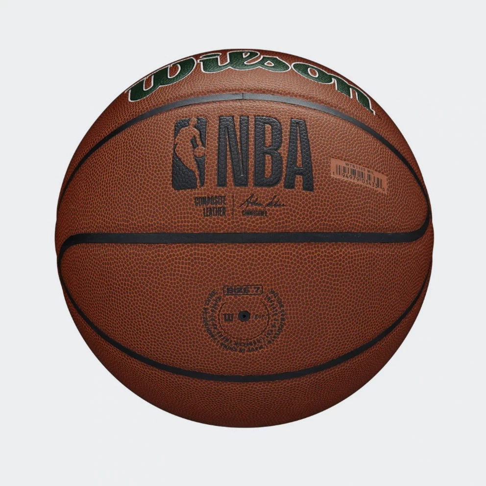Wilson Milwaukee Bucks Team Alliance Μπάλα Μπάκσκετ No7 GREEN/WHITE - Image 2