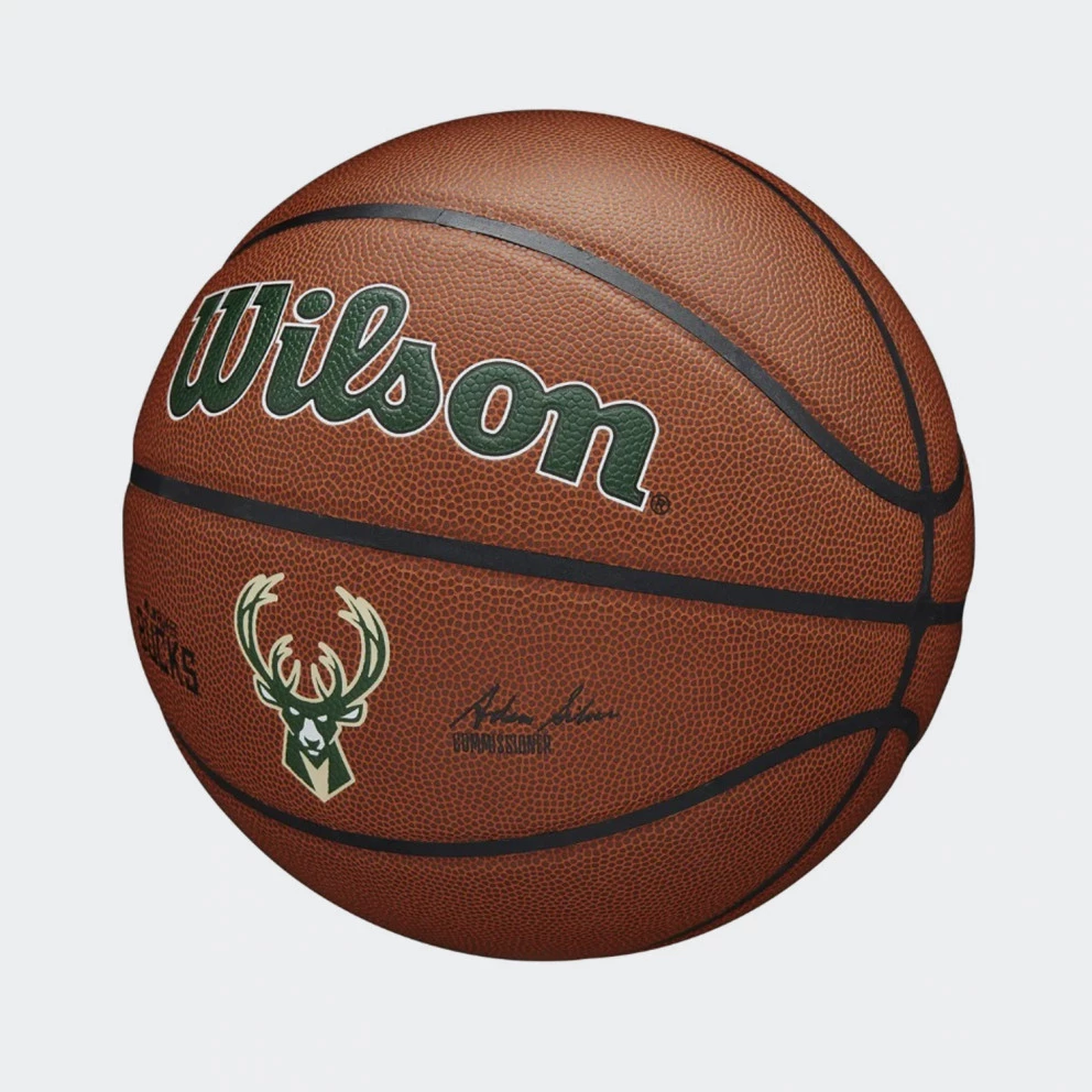 Wilson Milwaukee Bucks Team Alliance Μπάλα Μπάκσκετ No7 GREEN/WHITE - Image 3