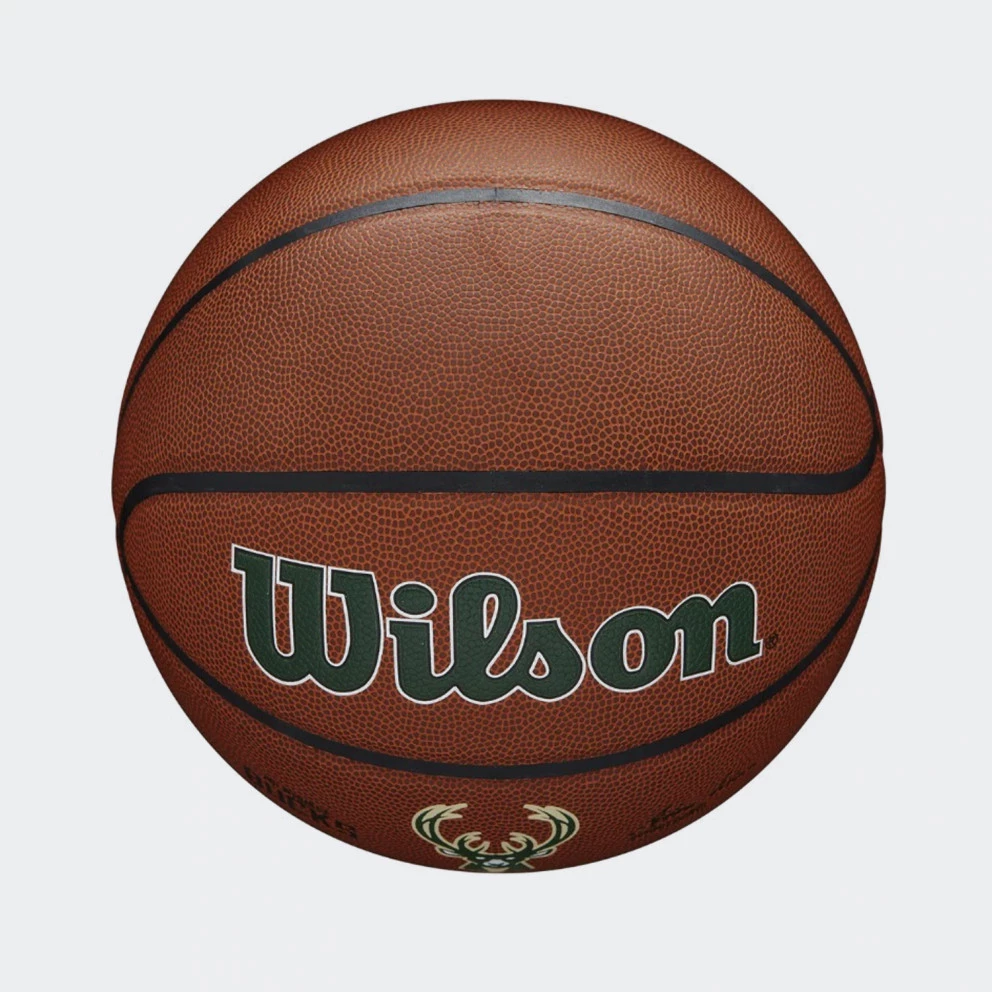 Wilson Milwaukee Bucks Team Alliance Μπάλα Μπάκσκετ No7 GREEN/WHITE - Image 5