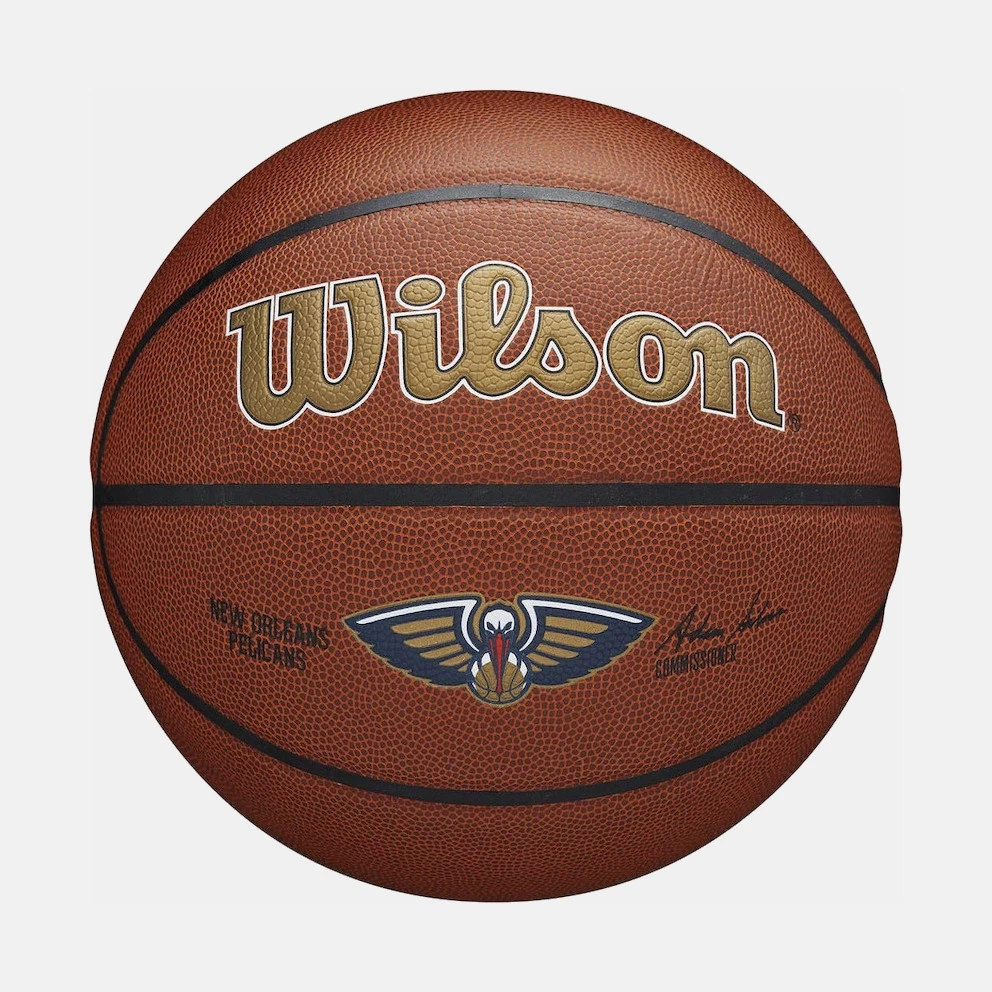Wilson New Orleans Pelicans Team Alliance Μπάλα Μπάσκετ No7 ΜΠΟΡΝΤΩ