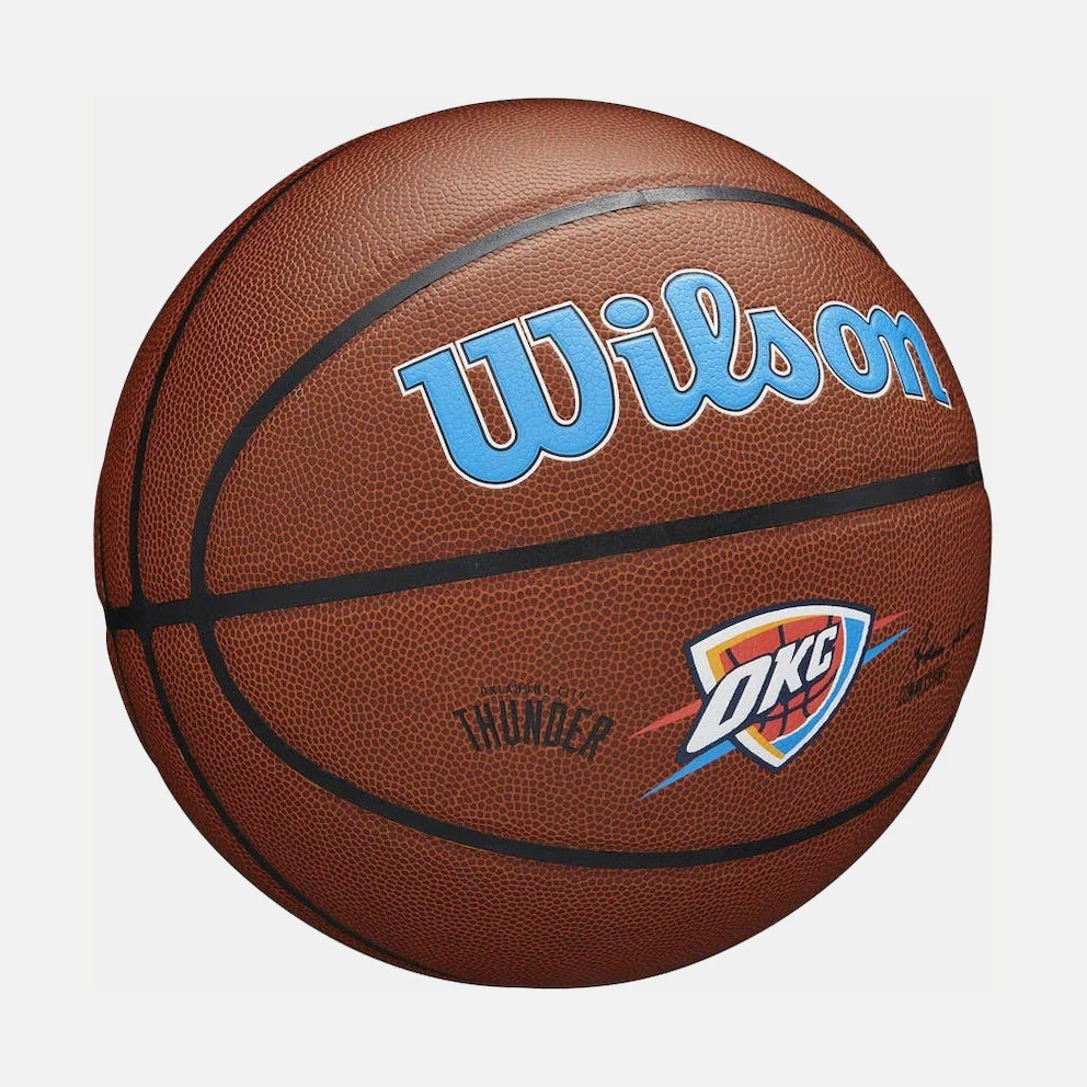 Wilson Oklahoma City Thunder Team Alliance Μπάλα Μπάσκετ No7 ΜΠΟΡΝΤΩ - Image 3