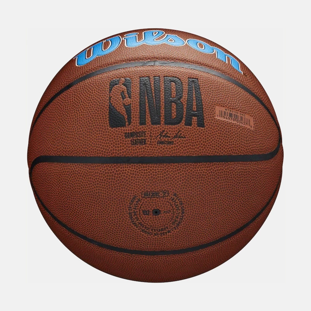 Wilson Oklahoma City Thunder Team Alliance Μπάλα Μπάσκετ No7 ΜΠΟΡΝΤΩ - Image 4