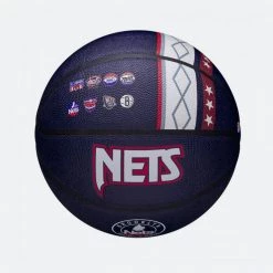 Wilson NBA Brooklyn Nets City Collector Basketball No 7 PURPLE
