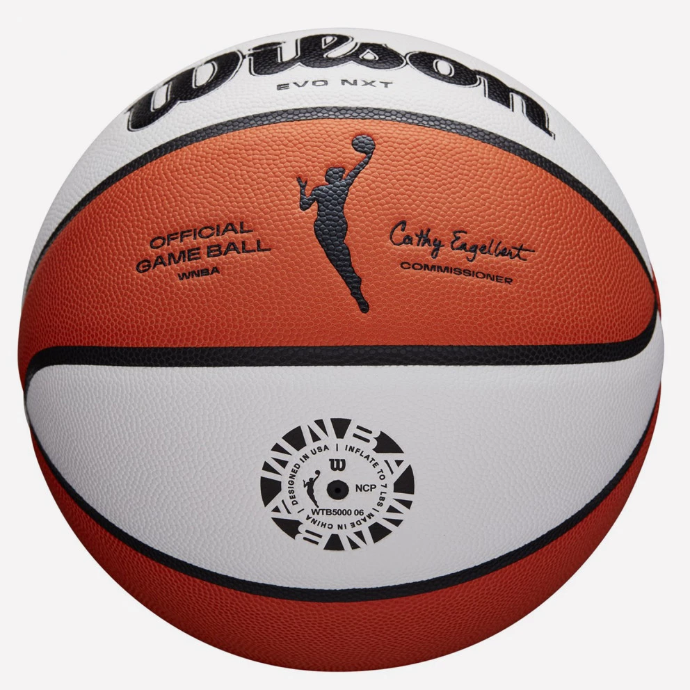 Wilson Wnba Official Game Μπάλα Μπάσκετ ORANGE/WHITE - Image 6